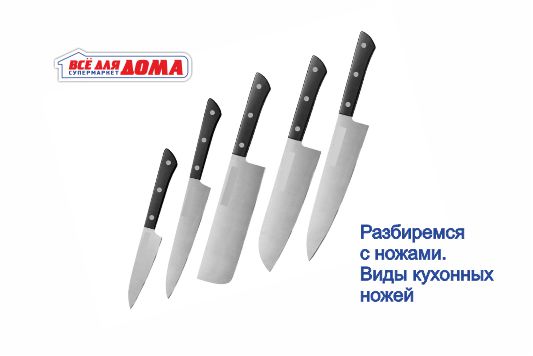 Виды кухонных ножей Виды кухонных ножей