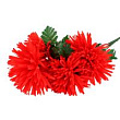 Цветы искусств. HTIC144, 7 бутонов, PVC/полиэстр 37см (кратно 4)